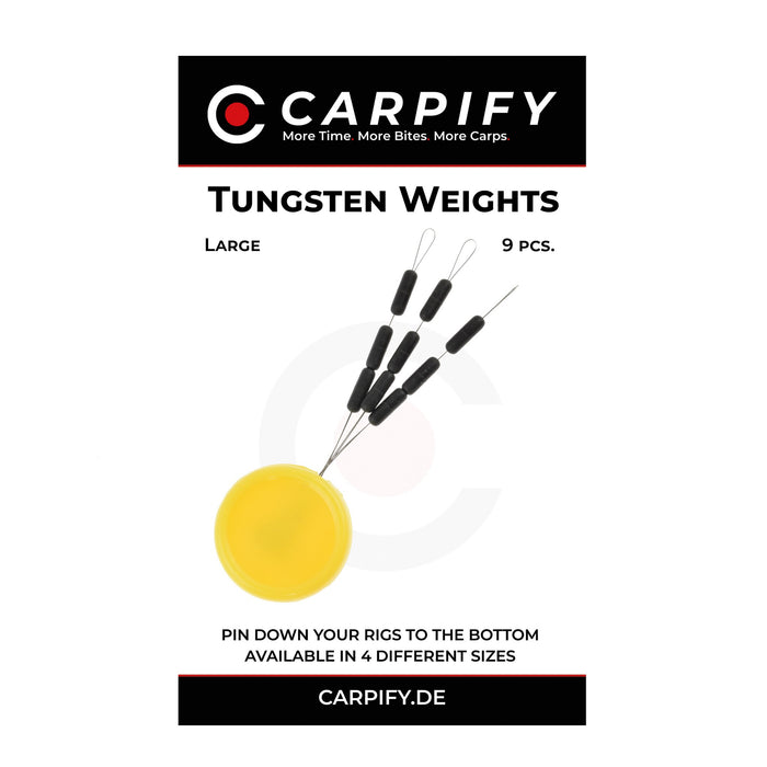 Tungsten Weights - 9 Stk.