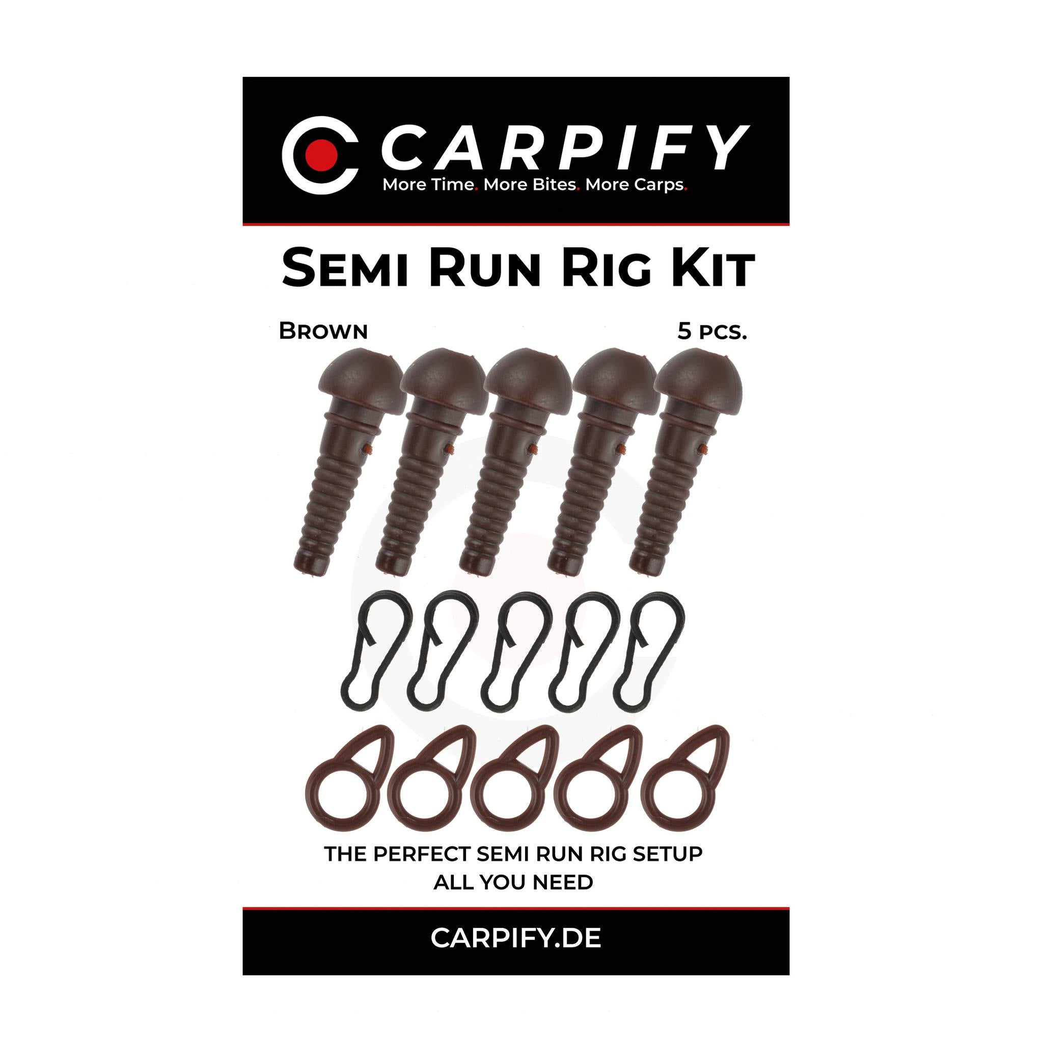 Semi Run Rig Kit - 5 Stk. - PCT-fishing