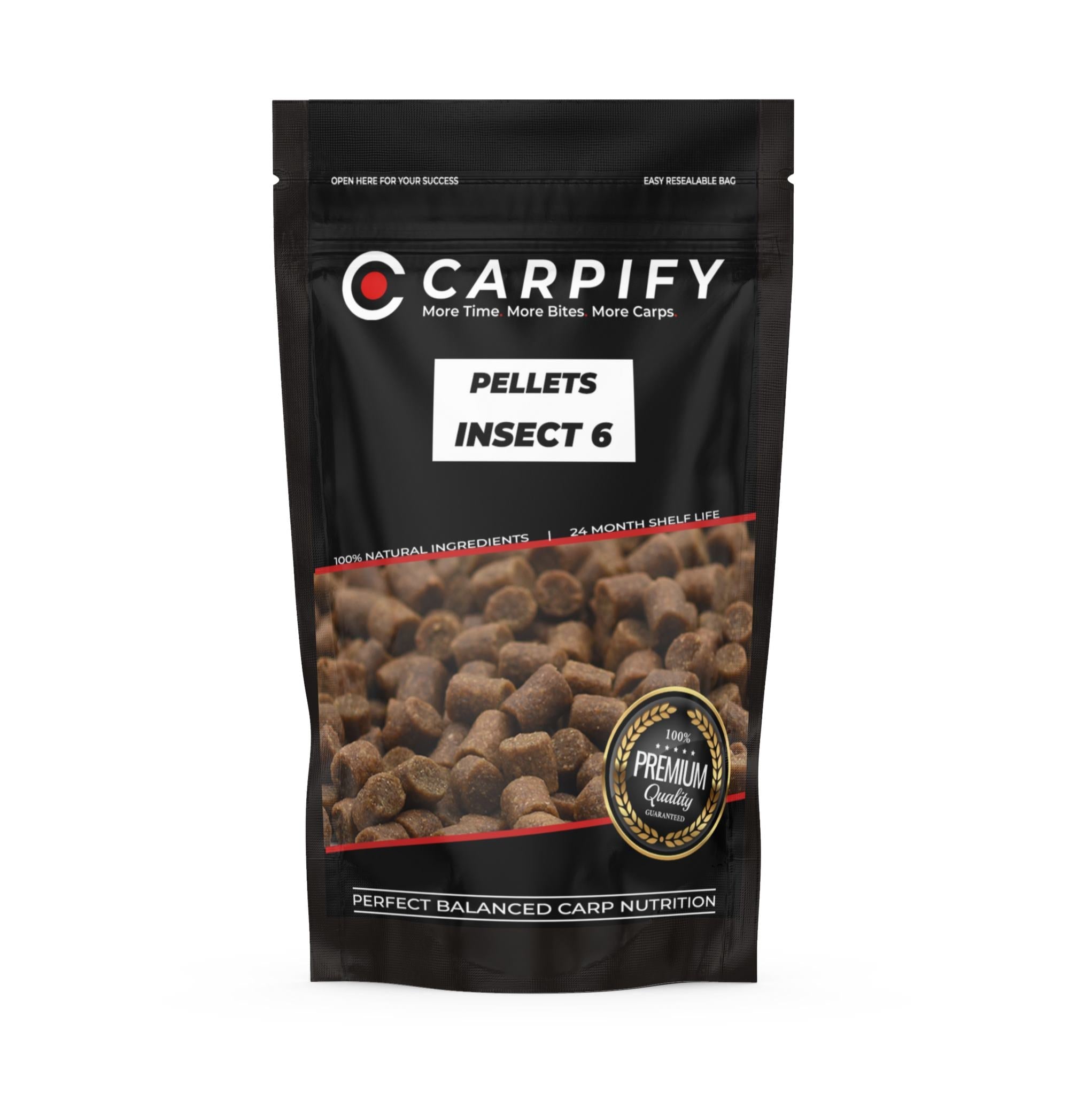 Carpify PELLETS - INSECT - 6 mm - PCT-fishing